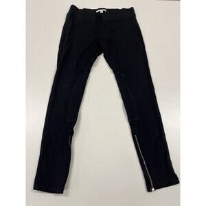 Cabi Pants Leggings Women's Size Medium Black Zipper Ankle Stretch Pull On